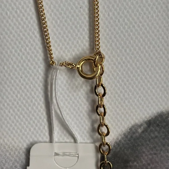 Christian Dior necklace CD/Emerald stone NWT - Picture 7 of 14